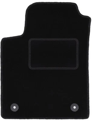Tapis conducteur velours noir pour Fiat Bravo II 2007-2012 1pc - Photo 1/4