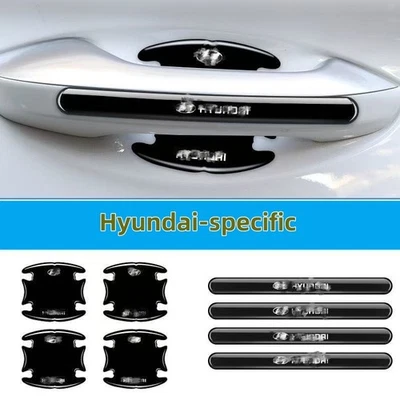 Pegatina protectora antiarañazos para tazón de manija de puerta de coche invisible de 8 piezas para HYUNDAI Foto 1 de 4