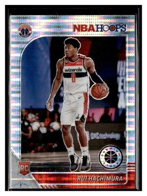 2019-20 Hoops Premium Stock #206 Rui Hachimura Silver Pulsar RC Wizards - Image 1 of 2