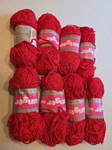 Lot 8 Unger Pink Yarn Italy Rayon Cotton Blend - Picture 1 of 5