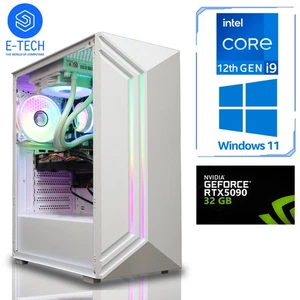 Gaming PC Intel i9 12900KF 64GB DDR5 32GB NVIDIA RTX 5090 2TB M.2 SSD Windows 11 - Picture 1 of 6