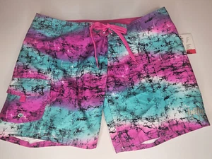 Billabong Board Shorts Women's Juniors Size 3 Colorful Swim Casual Surfer NEW - Picture 1 of 8