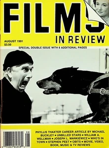 Films in Review Magazine August 1991 Leslie Nielsen in the Naked Gun 2 1/2 - Picture 1 of 2