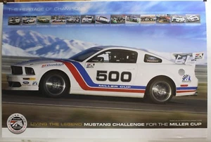 2007 Miller Motorsports Mustang Vintage SVT Auto Racing Poster SAAC 1970 Boss - Picture 1 of 1