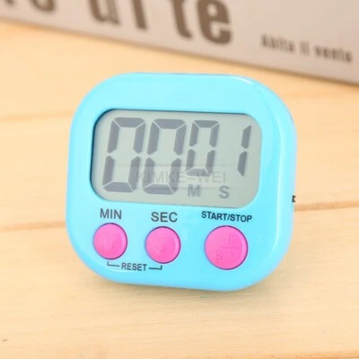 Digital Magnetic LCD Timer Racing Kitchen Home Countdown Alarm Clock Stop Watch - Image 1 of 3