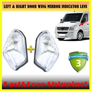 For Mercedes Sprinter VW Crafter Left & Right Door Wing Mirror Indicator Lens - Picture 1 of 7