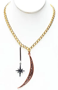 KIRKS FOLLY ASTRAL ROSE GOLD MOONFIRE NECKLACE~   multi - Picture 1 of 5