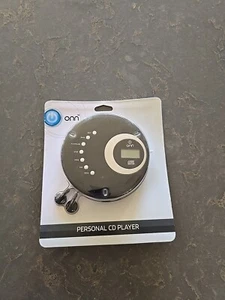ONN Personal CD Player Programmable CD Memory With Stereo Ear buds - Picture 1 of 3