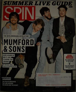 Spin Magazine June 2011 Mumford & Sons Steve Earle Will Sheff Jane's Addiction - Picture 1 of 12