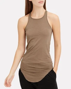 Tanque Rick Owens Lilies Dobladillo Redondo Nuevo Sin Etiquetas It 38 EE. UU. 2 Neutro - Imagen 1 de 7