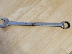 NICE VINTAGE PROTO 1232 1” 12 POINT COMBINATION WRENCH MFD USA GOOD CONDITION! - Picture 1 of 7