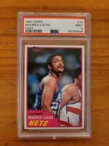 1981-82 Topps #79 East Maurice Lucas PSA 9 Mint Nets - Picture 1 of 1