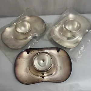 Vintage WMF Stainless Egg Cups (3) MCM Cromargan Germany - Picture 1 of 8