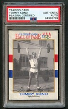 Tommy Kono #48 signed autograph auto 1991 Impel Olympic Hall of Fame Card PSA 