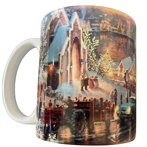Thomas Kinkade Weihnachten Kaffeebecher Lights of Christmastown Weihnachtsdeko - Bild 1 von 9