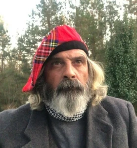 Royal Stewart XXL Wool Tartan Bonnet Scottish Tam Beret Hat Kilt Accessory Kilt - Picture 1 of 4