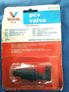 GM BOPC GMC Checker 6 cyl 1974-80 + PCV Valve Valvoline PV-8, 1132, 681 - Imagen 1 de 4
