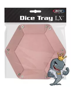 Bandeja de dados BCW hexagonal - rosa ENVÍO GRATUITO - Imagen 1 de 1