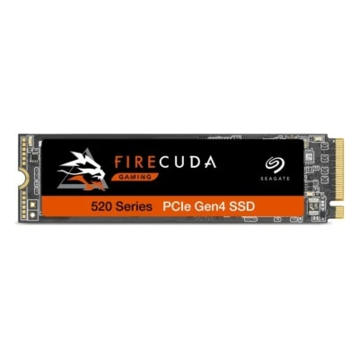 Seagate Firecuda 520 1TB PCIE M.2S 19mm Solid State Drive SSD, ZP1000GM30012-RC - Image 1 of 3