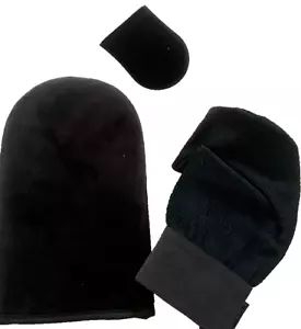 Self Tanner Tanning Mitt Set 3 piece set -Exfoliation & Application NEW - Picture 1 of 5
