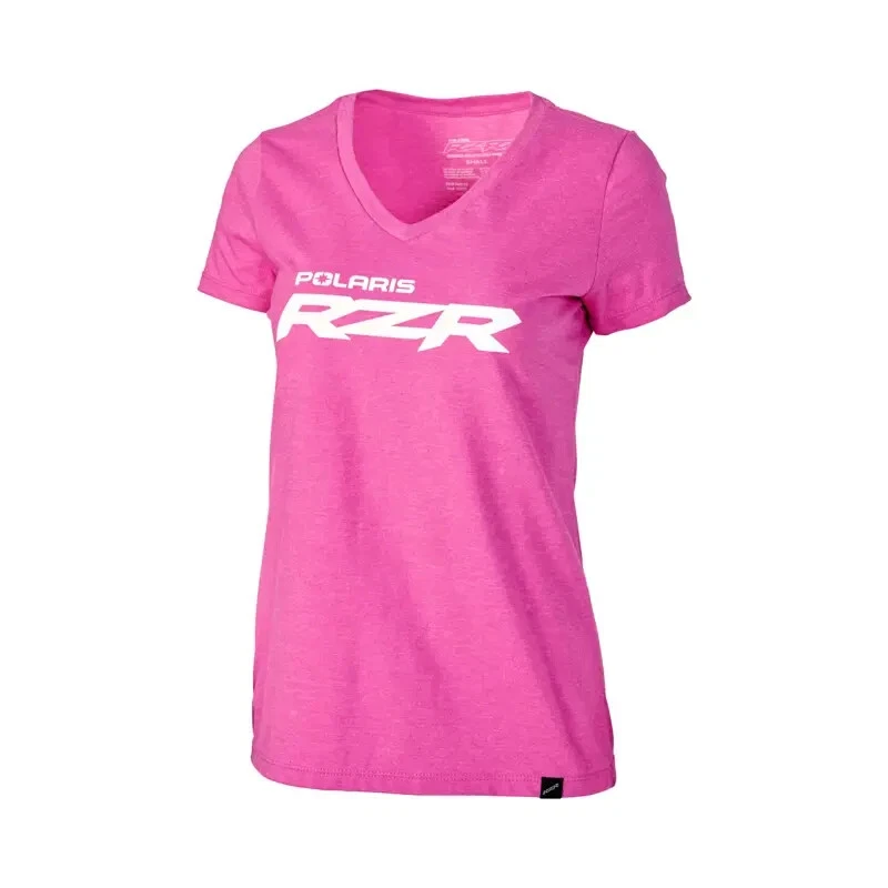 Camiseta para mujer Polaris RZR cuello en V, rosa | 2865594 Foto 1 de 2