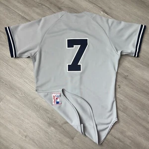 Maglia MICKEY MANTLE New York Yankees taglia 40 Rawlings vintage MLB - Foto 1 di 10