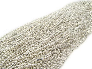100 18" Ball Chain Necklaces - Picture 1 of 1