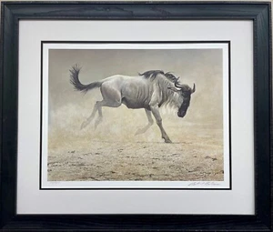 Robert Bateman "Wildebeest" Hand Signed & # Nature African Wildlife Art NEW! - Picture 1 of 7