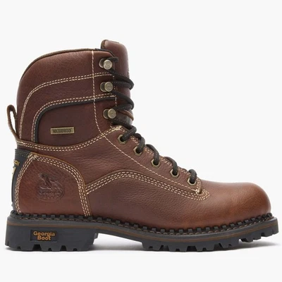 Bota de leñador Georgia Boot AMP LT punta de aleación impermeable para mujer GB00428 Foto 1 de 4