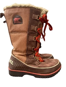 Botas Sorel Tivoli Marrón Polar Altas Invierno Nieve Para Mujer NL2094-256 Talla 7.5 - Imagen 1 de 8