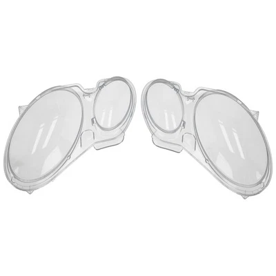 Pair Headlight Lens Cover for Mercedes Benz E240 E200 E350 W211 2002-2008 Clear - Image 1 of 4