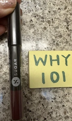 SUGAR COSMETICS Peluche Crush Crema Crayón STEPHANIE CIRUELA .06oz/1.8g SELLO TAMAÑO COMPLETO Foto 1 de 4