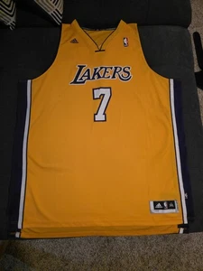 ADIDAS LOS ANGELES LAKERS SWINGMAN Ramon Sessions GOLD JERSEY 3XL - Picture 1 of 8