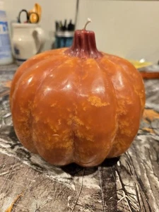 Pumpkin Shaped Candle Made by Universal Candle Vietnam Co. - Picture 1 of 5