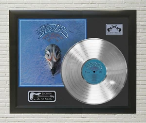 Eagles Framed Black wood Legends Of Music Platinum LP Record Display 2 - Picture 1 of 4