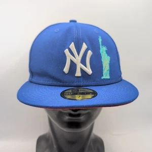Cappello New York Yankees Statua della Libertà World Series 1998 Nuova Era 59FIFTY Taglia 7 - Foto 1 di 12