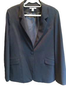 KENNETH COLE BLAZER NEGRO MUJER TALLA 12 NUEVO - Imagen 1 de 4