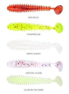 Spikey Shad Angelköder 58mm Soft Rubber Jig 5er Pack Dropshot Barsch Hecht - Bild 1 von 8