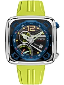 Nubeo NB-6096-01 Herrenuhr Ecliptic Dual Time 45mm 5ATM - Bild 1 von 11