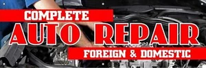 Complete Auto Repair | Vinyl Banner w/ Grommets | 3’H x 9’W - Picture 1 of 4
