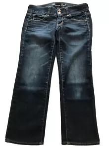 AMERICAN EAGLE~Distressed~Artist~Capri/Cropped Jeans~womens Size 0 Nice! - Picture 1 of 12