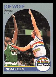 Joe Wolf #412 1990-91 Hoops Denver Nuggets - Picture 1 of 2