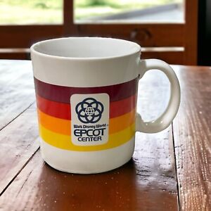 Epcot Center Walt Disney World Ceramic Coffee Cup Mug 1982 Japan Vintage