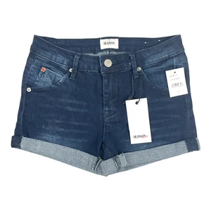 Hudson Kids! - Girls Collin Roll Cuff Super Stretch Denim Short Shorts - Size 16 - Picture 1 of 11