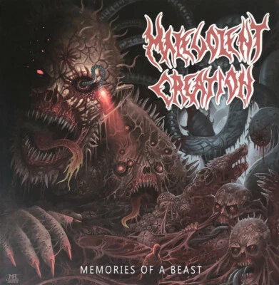 Malevolent Creation ‎- Memories Of A Beast LP Colored Vinyl DEATH METAL RECORD - Image 1 of 2