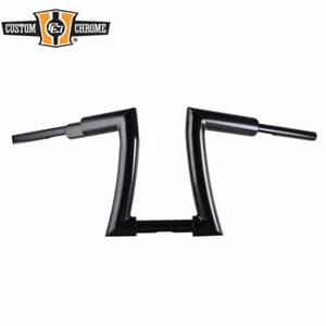 Gloss Black 2" Fat 12” Rise Borrachos Handlebar Fit For Harley Softail Sportster - Picture 1 of 1