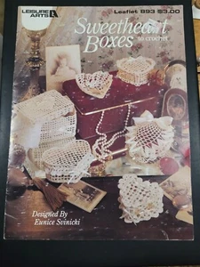 EUNICE SVINICKI SWEATHEART BOXES TO CROCHET PATTERN FREE SHIPPING - Picture 1 of 2