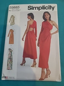 Simplicity Sewing Pattern S9885y5 Misses’ Knit Dress Three Lengths sizes8-16 - Picture 1 of 2