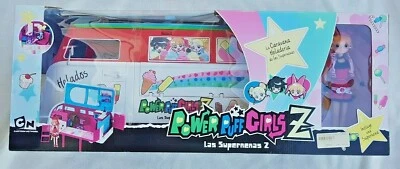 POWER PUFF GIRL Z DOLLS ICECREAM CARAVAN! ULTRA RARE IN BRAND NEW CONDITION! - Imagen 1 de 4