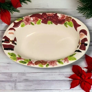 Publix Christmas X-mas Collectible Large Serving Dish Bowl - Picture 1 of 6